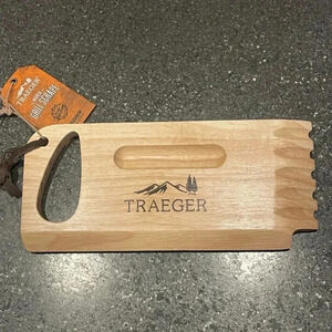Traeger Grills BAC454 Wooden Scape Grill Scraper, Wood